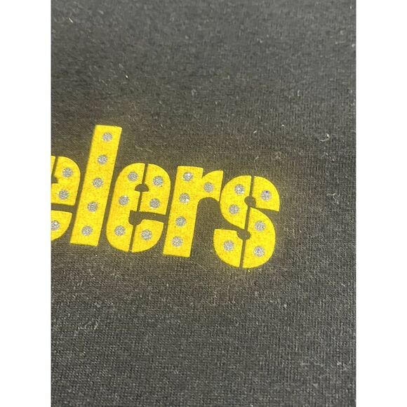 Reebok Lady's Long Sleeve Shirt Sz Medium Rhine Stone Logo - Picture 5 of 6